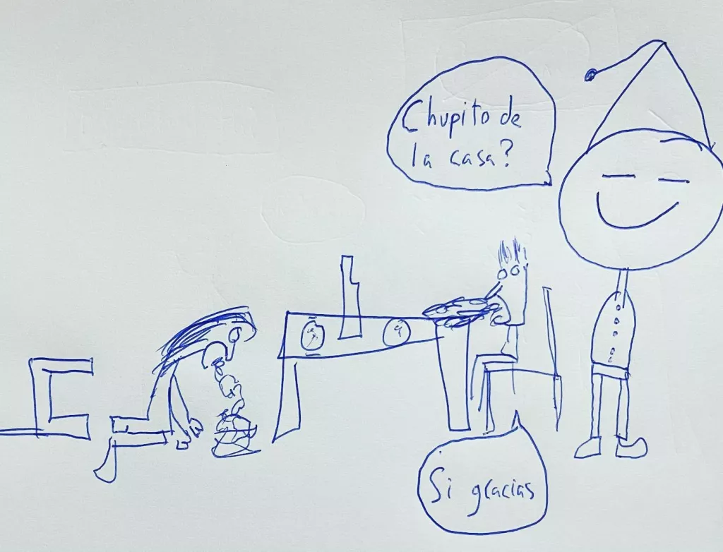 chupito de la casa